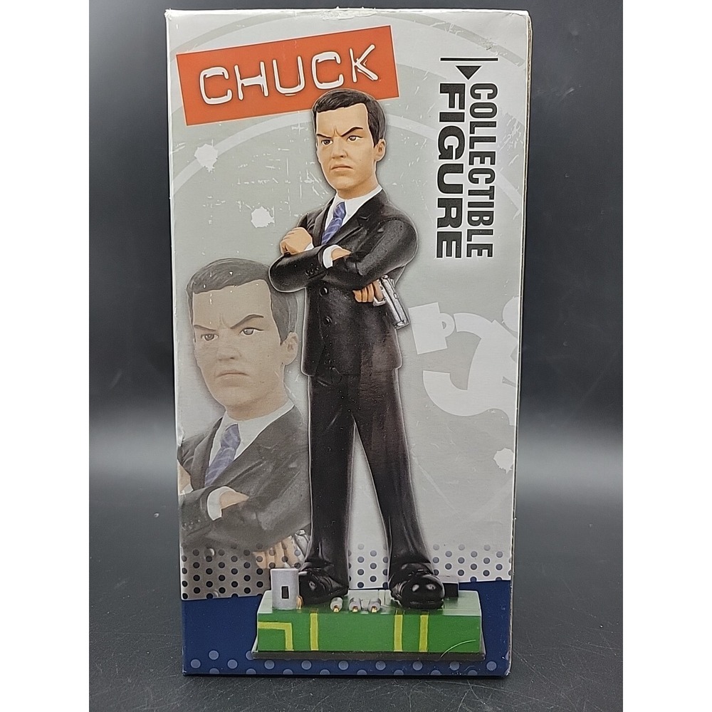 CHUCK TV SHOW: 7.5" Resin Collectible Figure / AGENT JOHN CASEY